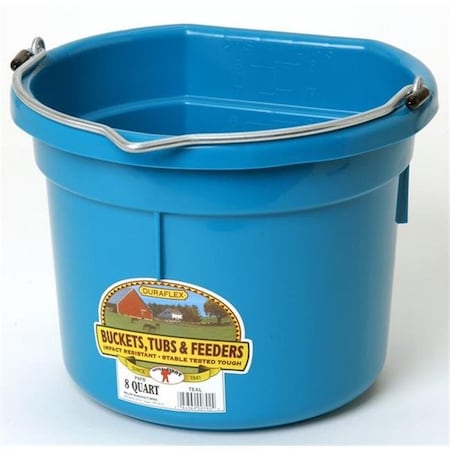 Miller Mfg Miller Manufacturing 405007923 P8FB 8 qt. Bucket-Flat Back; Teal 405007923
